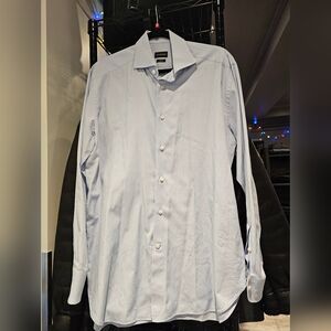 Ermenegildo Zegna Men's Light Blue Dress Shirt